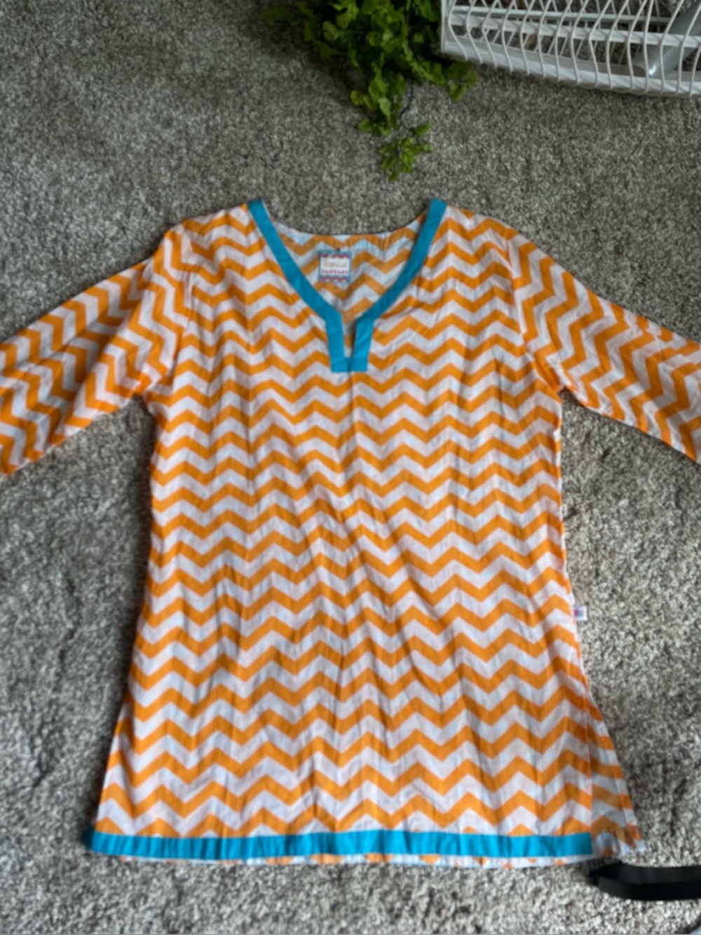 Tropical Fantasy Woman’s Swim Cover-up in SZ L nwt